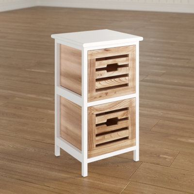 Portsmouth 30cm W Manufactured Wood Bedside Table