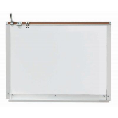 Aluminum Frame Magnetic Wall Mounted Whiteboard -  AARCO, APS1824M