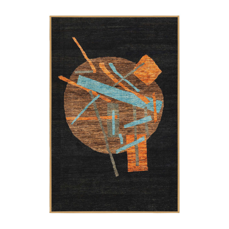 Tapis abstrait moderne 1833, Rectangle 4 pi x 6 pi