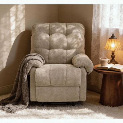 Fauteuil inclinable manuel surchargé - chameau