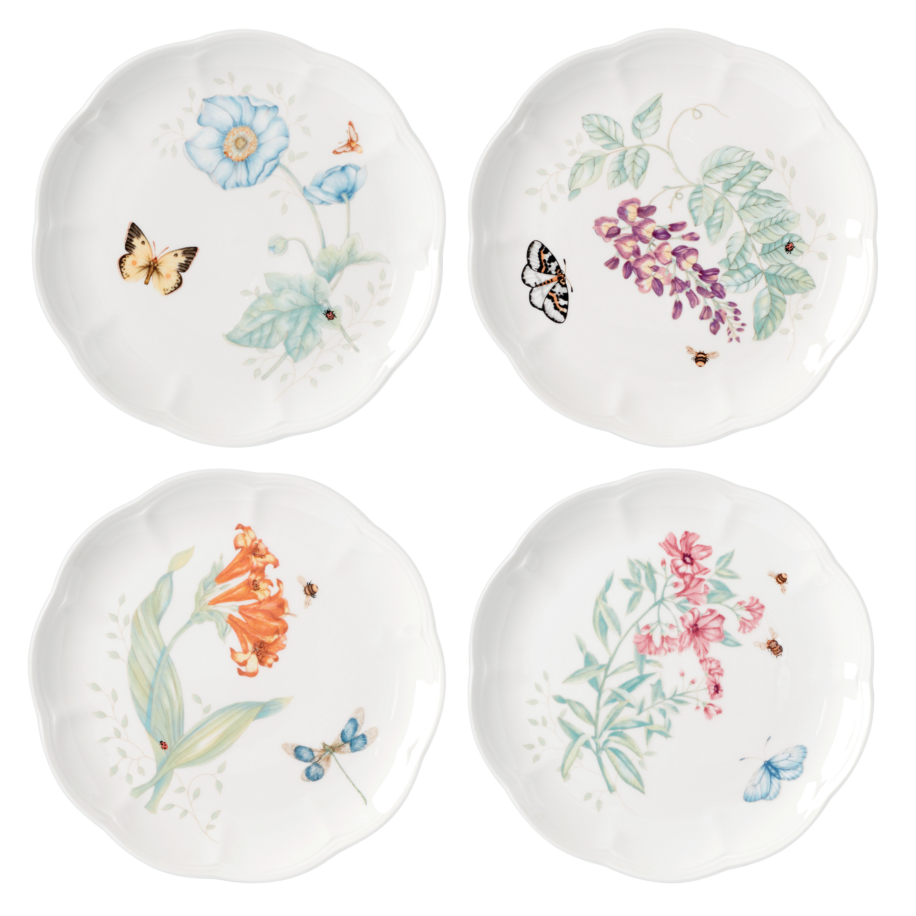 Lenox Butterfly Meadow Accent Plates Wayfair