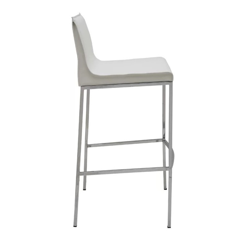Tabouret de comptoir 26 po Cleaver, Blanc