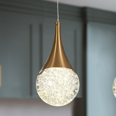 Luminaire suspendu à 1 lumière DEL Chantae