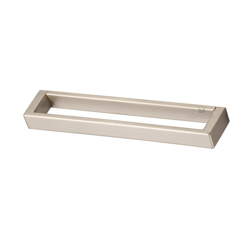 Poignée boîte, Nickel satiné, 6 5/16"