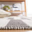 Tapis ivoire / gris foncé Charvik-836381731