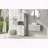 Tall Bathroom Cabinet with Tilt-Out Laundry Basket
