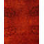 Tapis unique noué à la main Fine Vibrance - orange, 6 pi 3 po x 9 pi 7 po