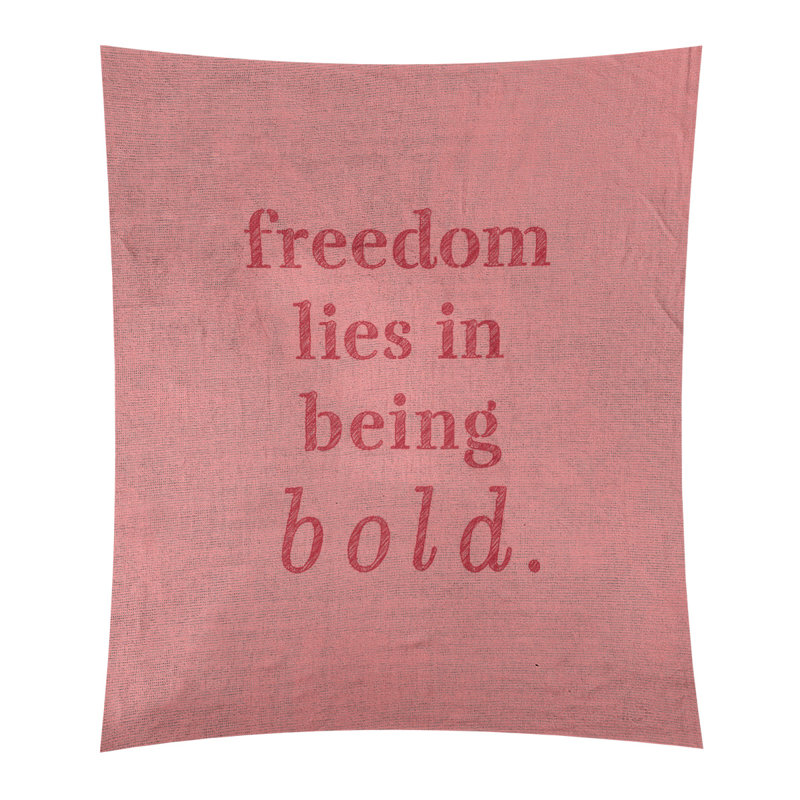Polyester Tapestry, 80" H x 68" W, Red
