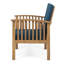 Chaise de patio pour l'extérieur avec coussins-36741477