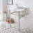 Copeland 30'' Single Bathroom Vanity with Carrara Marble Top-256486918-255426942