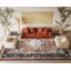 Bentancourt Medallion Black/Terracotta Area Rug-1131477690