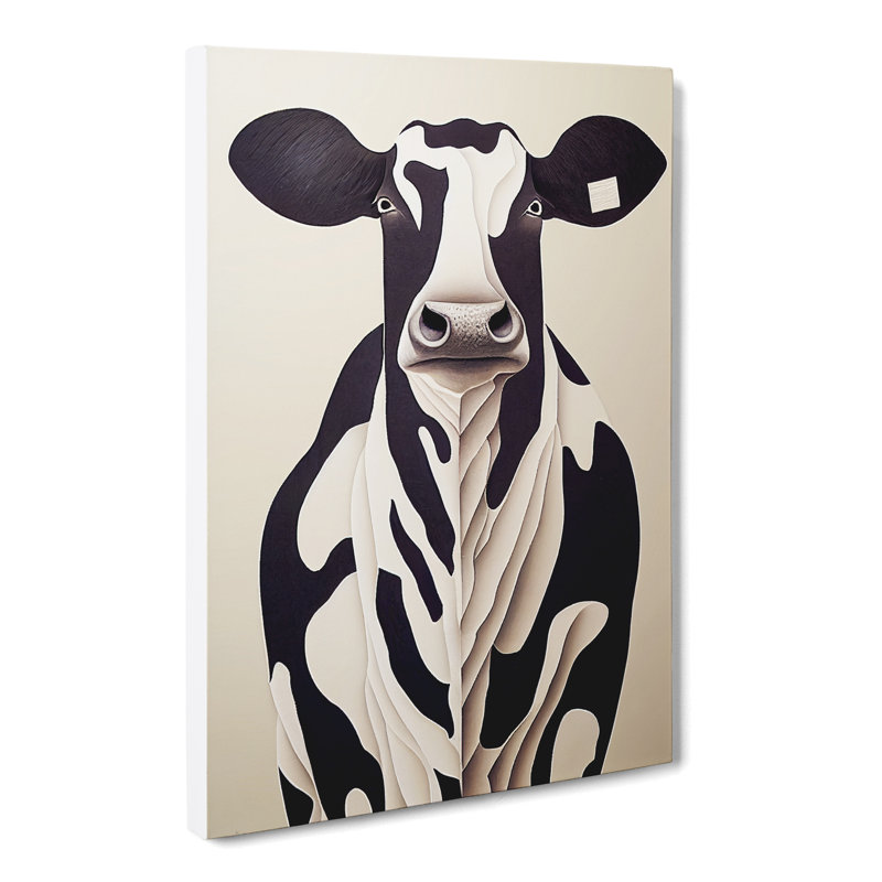 Cow - Wrapped Canvas, 50cm H x 35cm W x 3cm D