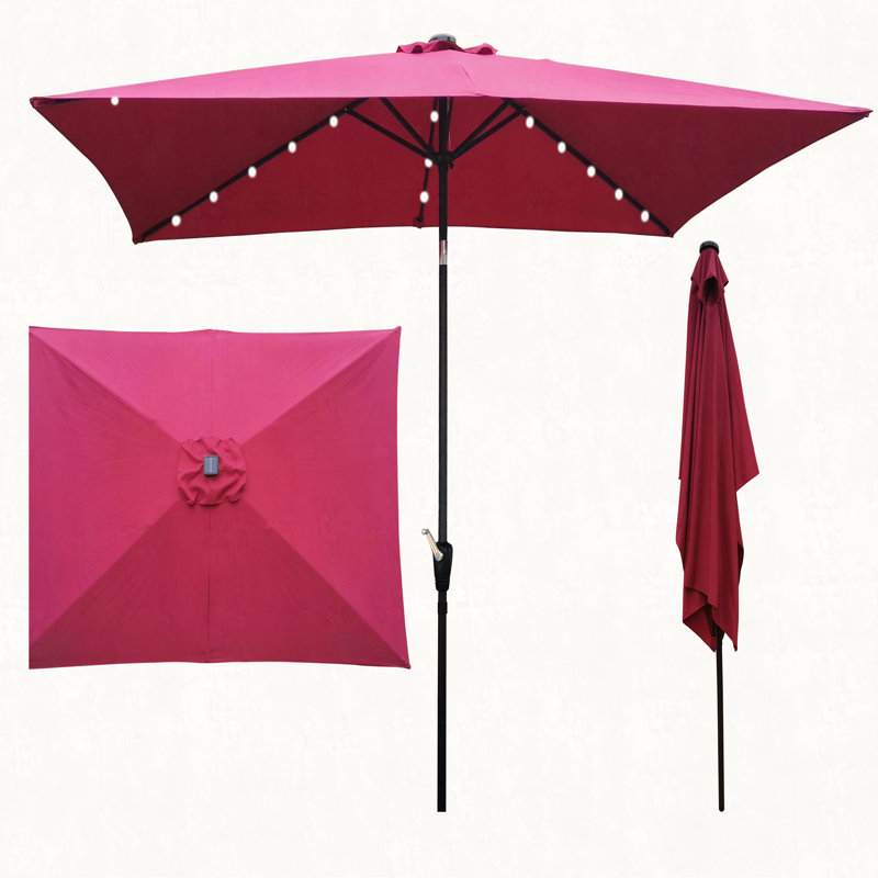 Parasols de marché extérieurs 10 x 6,5 t, Bourgogne
