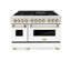 ZLINE Autograph 48" Legacy Dual Fuel Range in DuraSnow®-1637050141