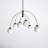 Everard 6-Light Chandelier in Matte Black/Brass-1000772523