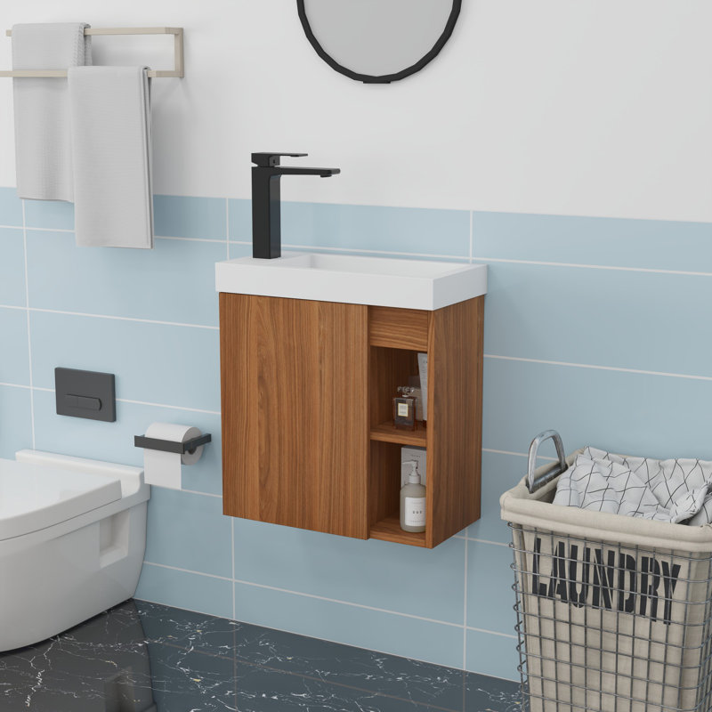 Meuble-lavabo mural 20 po avec lavabo