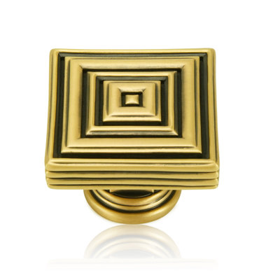 INNSBRUCK SQUARE KNOB ANTIQUE NICKEL FINISH