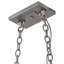 53" Long Laramie 8 Light Pot Rack
