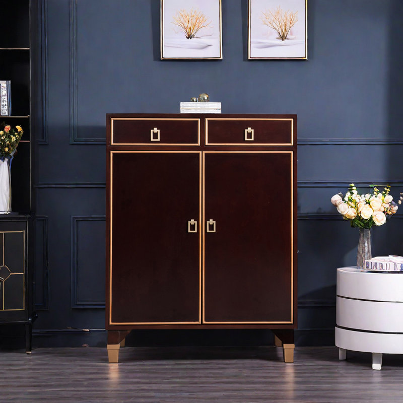 Buffet décoratif American Simple, Brun