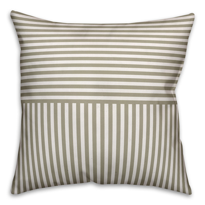 Striped Throw Pillow