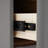 LED Smart Bedside Table Wireless Charging 2 Drawers
