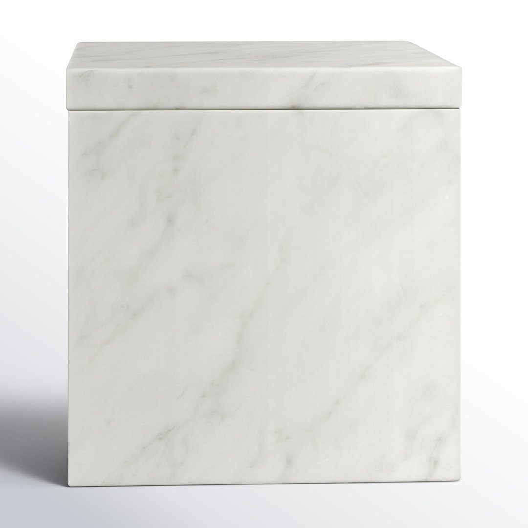 Nyla Marble Bathroom Storage Container AllModern