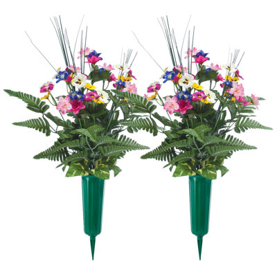 Ensemble de 2 bouquets OakRidge Pansy