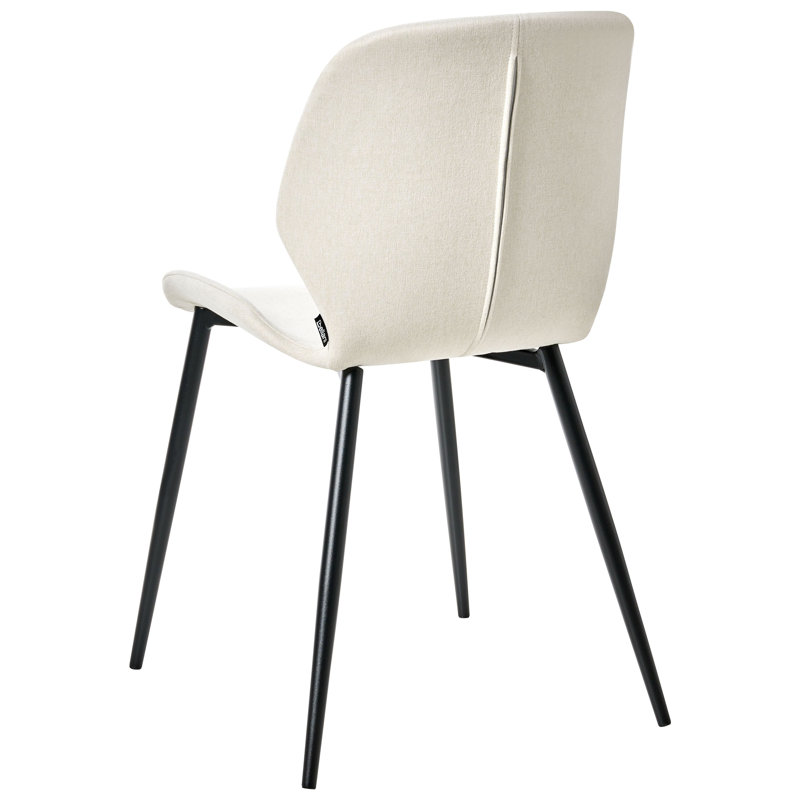 Set of 2 Conference Chairs HOLLAND Fabric, Beige