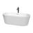 Carissa 67'' x 31.5'' Freestanding Soaking Acrylic Bathtub with Faucet-92721256