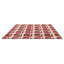 Wool Geometric Area Rug in Red/Pink-74187200