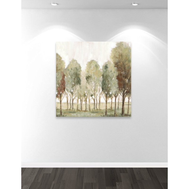 «Silent Fall I Print» par Eva Watts, Sans cadre, l 36 po x H 36 po, Wrapped Canvas