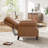 32.7'' Wide Classic and Comfort Top Grain Leather Push Back Recliner with Nailhead Trim ( Set of 2)-1609242141