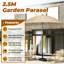 Nylah 250cm Balcony Parasol-2113004240