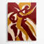 Abstract Figurative 54 Brown Canvas Wall Art-1231816429