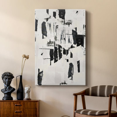 Tiles & Texture Abstract Angles VI -Custom Wrapped Gallery Cavas