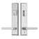 Times Square Entry Lever Set with Single Cylinder Deadbolt