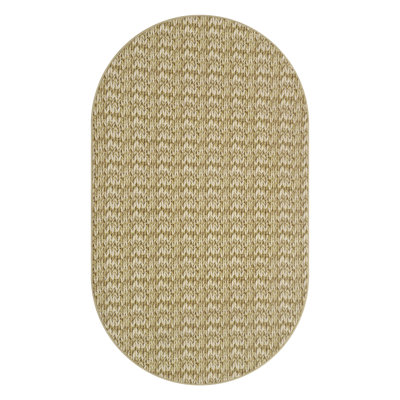 Braided Print Machine Washable Rug with Rubber Backing for Living Room Non-Slip Dining Room Rug Easy-Cleaning Floor Carpet for Bedroom
