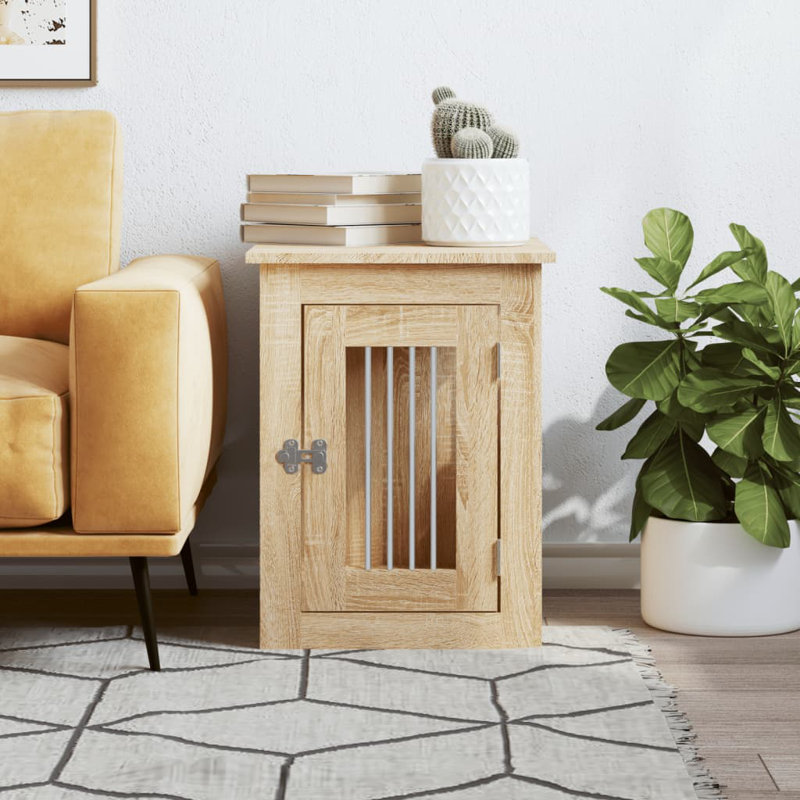 Pet Crate, Sonoma Oak, 59cm H x 45cm W x 62cm D