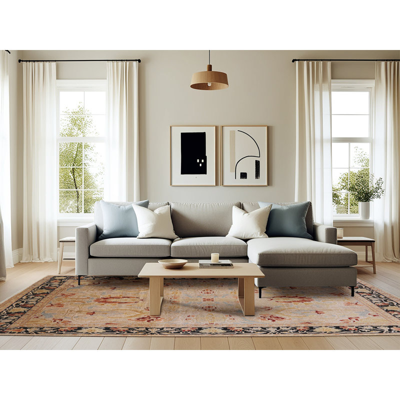Saxi Oriental Indoor Rug, Rectangle 6' x 9'