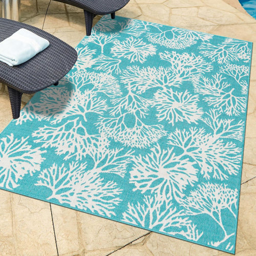 Wayfair | Teal Outdoor Rugs You'll Love in 2023