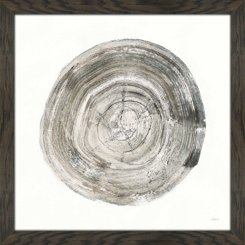 " Counting The Years II ", 21.5" H x 21.5" W x 0.75" D, Chocolate Distressed Framed