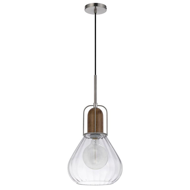 Luminaire suspendu en forme de goutte à 1 lumière Allabaksh