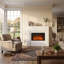 Wrought Studio 47.24 " W White Electric Fireplace with BTU 4800