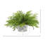 Melra Faux Fern Plant in Ceramic Vase