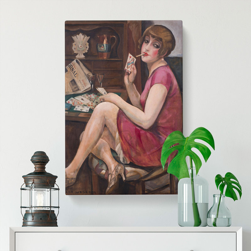 Queen Of Hearts by Gerda Wegener - Wrapped Canvas, 60cm H x 40cm W x 3cm D