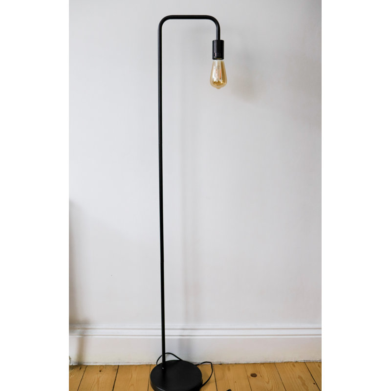 Price 146cm Arched Floor Lamp, Black