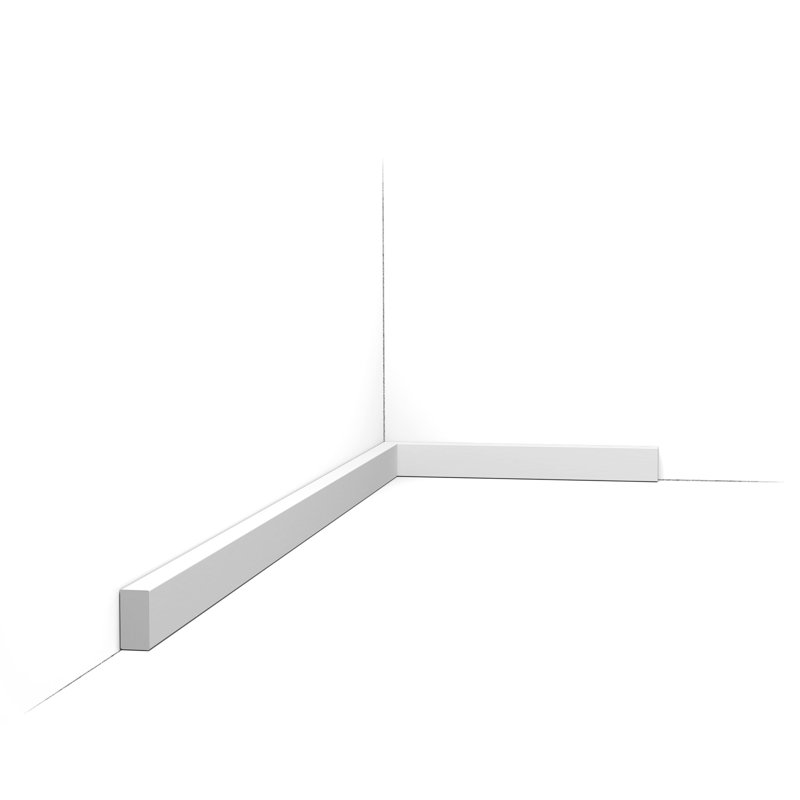 Couronne en plastique blanc H 3/4 po x l 78 3/4 po x P 3/8 po