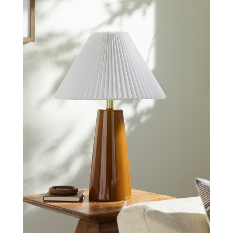 Lampe de table Vikundu, Rouge vif