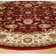Round Boggess Oriental Area Rug
