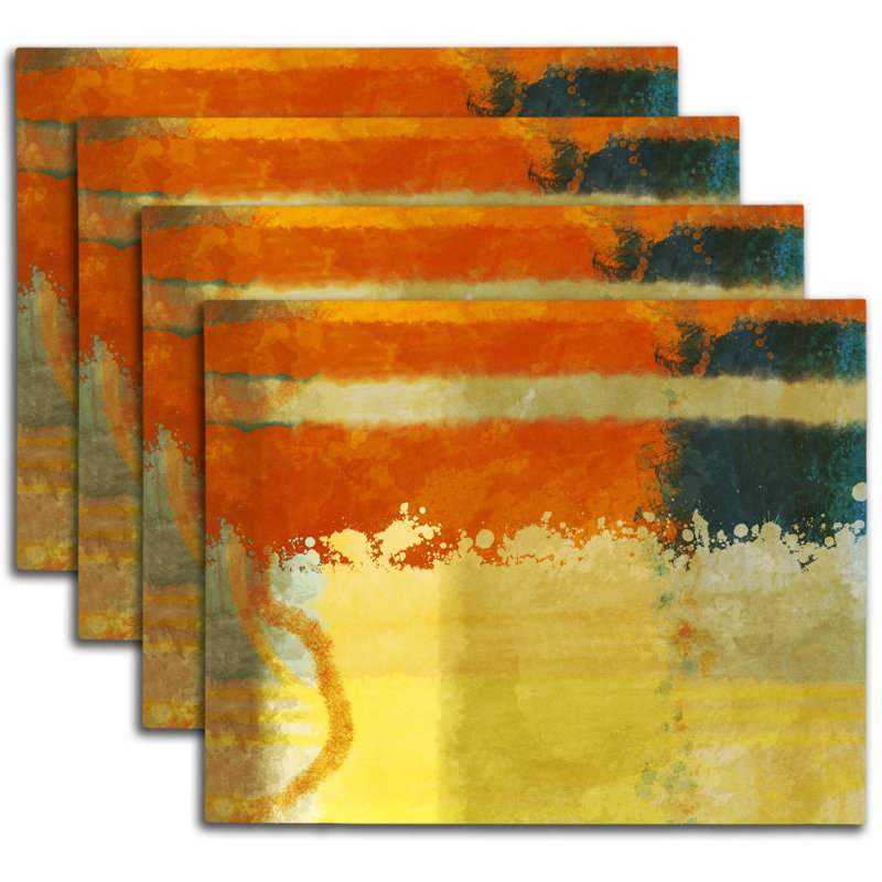 Napperon abstrait en polyester